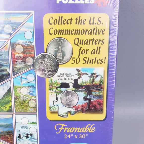 White Mountain America the Beautiful Coin Collector's Puzzle - Picture 6 of 9